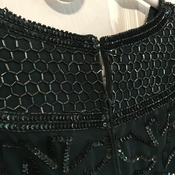 BRILLIANTE  All Occasion Sequin Dress Dark Green - Picture 6 of 10